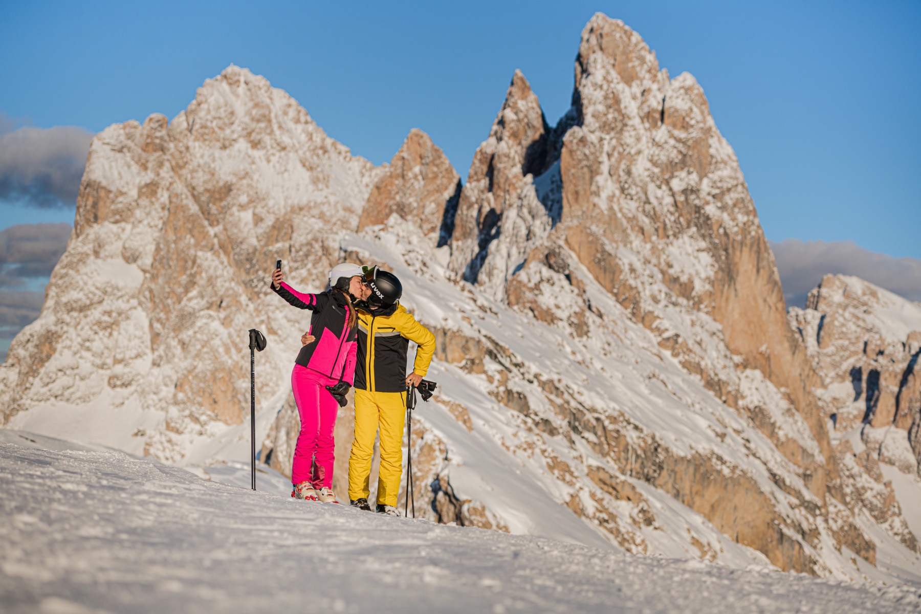 Seceda at sunset