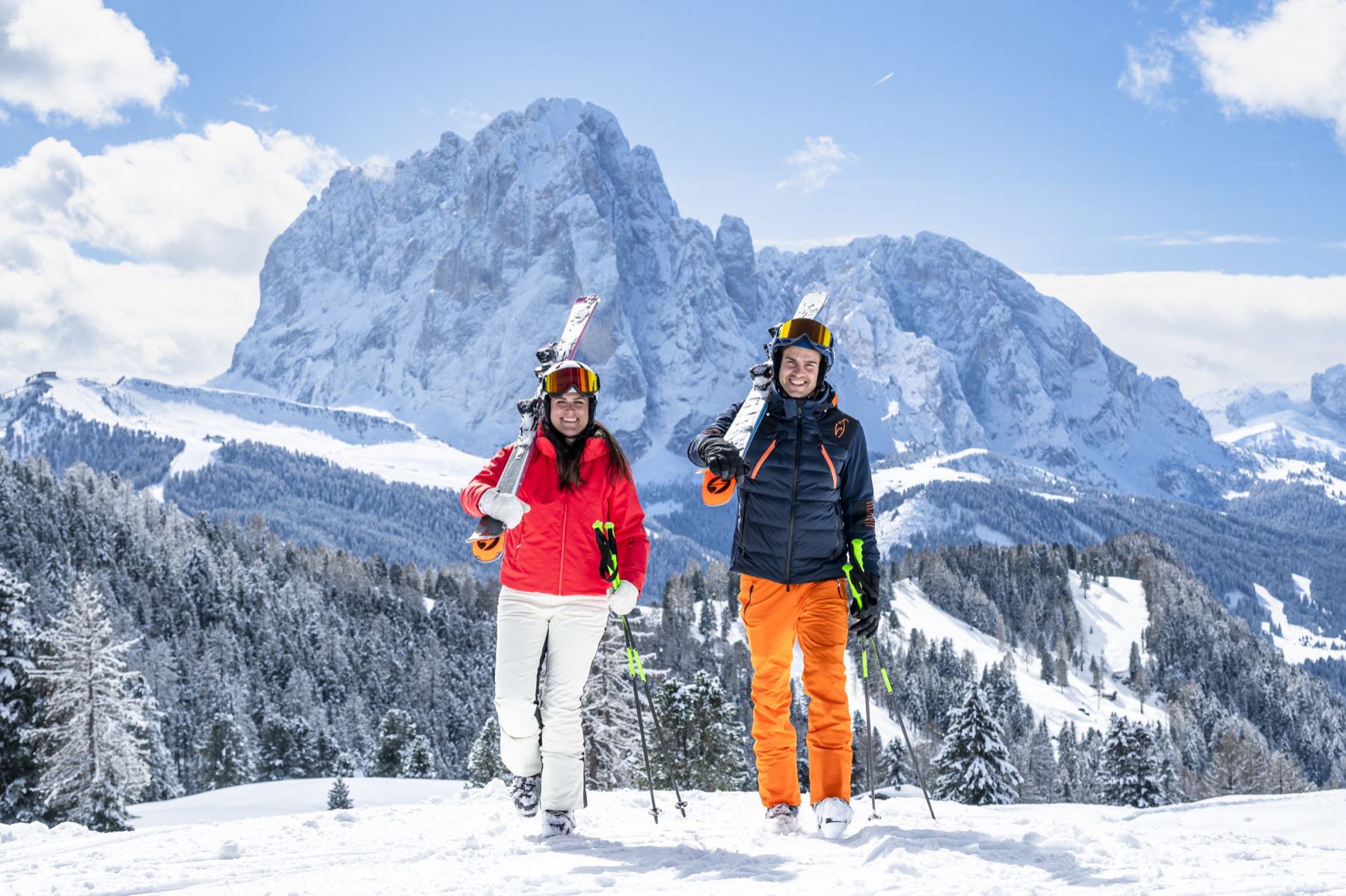 Arriving in Val Gardena